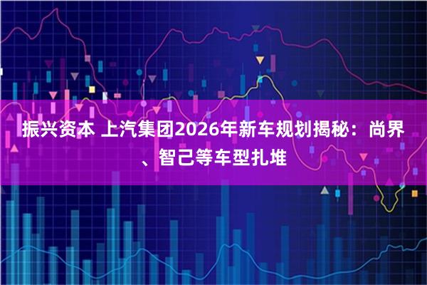 振兴资本 上汽集团2026年新车规划揭秘：尚界、智己等车型扎堆